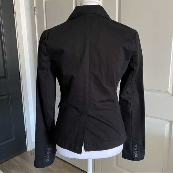 Y2K Vintage Juicy Couture Jeans Black Cotton Blazer Size S - Picture 5 of 11